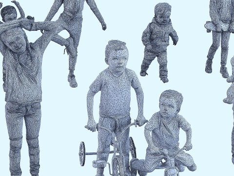 Children group 14 Model 3D