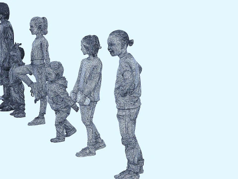 Children group 14 3D Model
