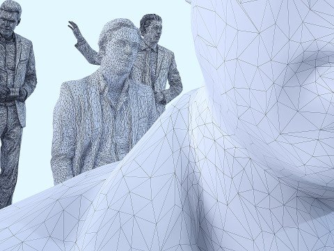 Office workers 30 Modello 3D