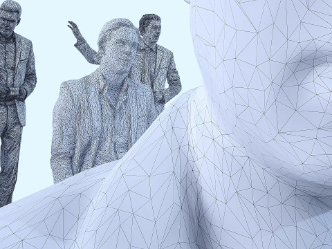 Office workers 30 3D Model