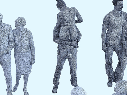 Pair assembly x11 3D Model