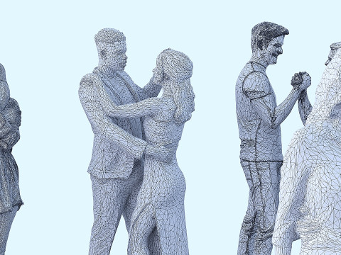 Pair assembly x11 3D Model