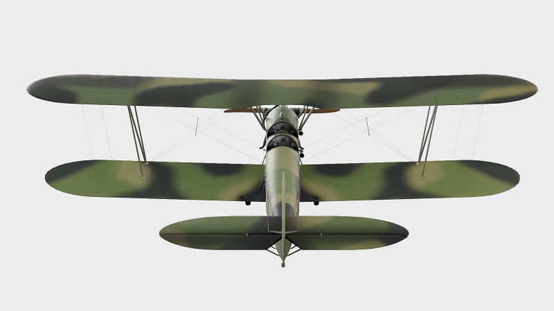 U-2 Kukuruznik 3D Модель .c4d .max .obj .3ds .fbx .stl .blend 