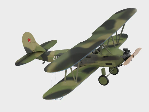 U-2 Kukuruznik 3D Model