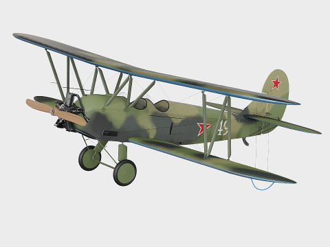 U-2 Kukuruznik 3D Модель