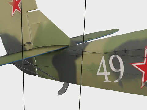 U-2 Kukuruznik 3D Model