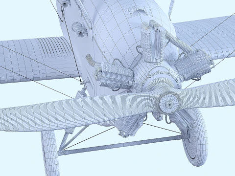 U-2 Kukuruznik 3D Model