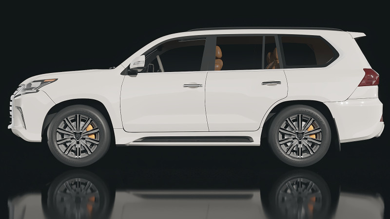 Lexus LX 2016 3D 모델 .c4d .max .obj .3ds .fbx .stl .blend