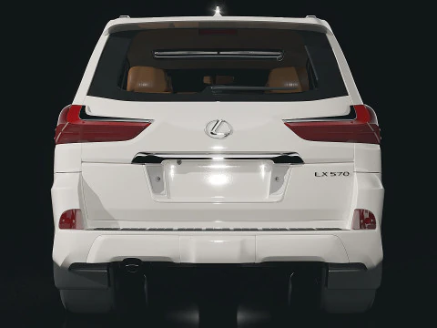 Lexus LX 2016 3D Model