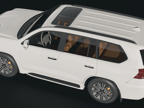 Lexus LX 2016 3D 모델