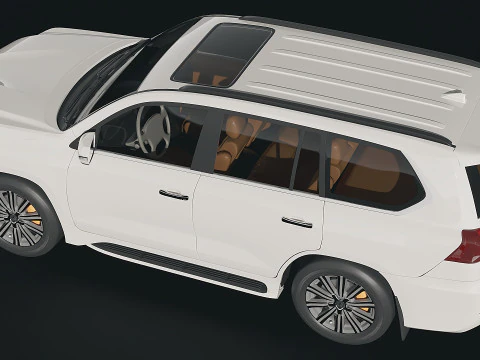 Lexus LX 2016 3D Model