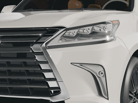 Lexus LX 2016 3D 모델