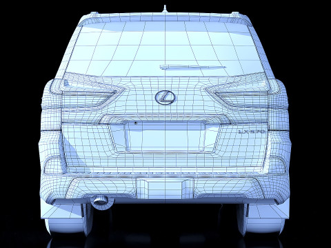 Lexus LX 2016 3D 모델