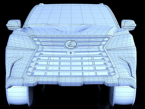 Lexus LX 2016 3D Model
