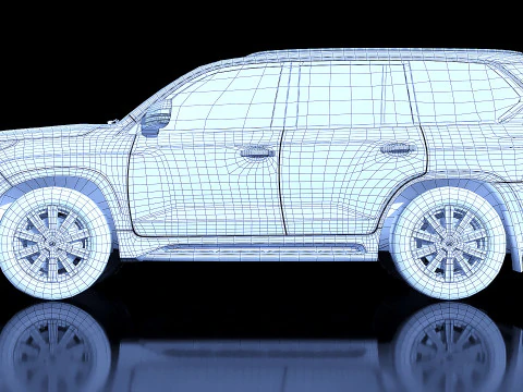 Lexus LX 2016 3D Model