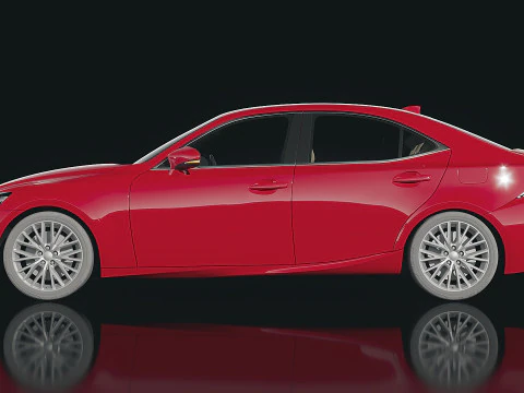 LEXUS IS 300 2017 3D Model