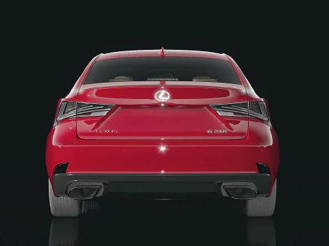 LEXUS IS 300 2017 3D Model