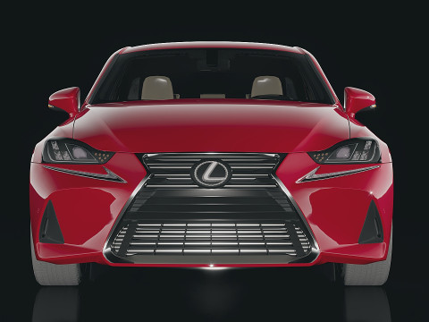 LEXUS IS 300 2017 3D 模型