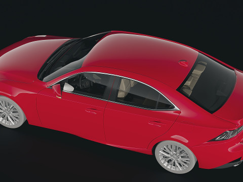 LEXUS IS 300 2017 3D 模型