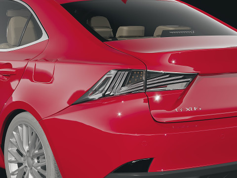 LEXUS IS 300 2017 3D 模型