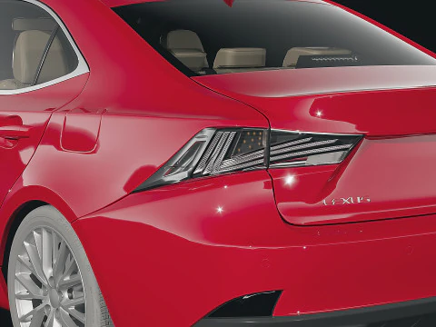 LEXUS IS 300 2017 3D Model