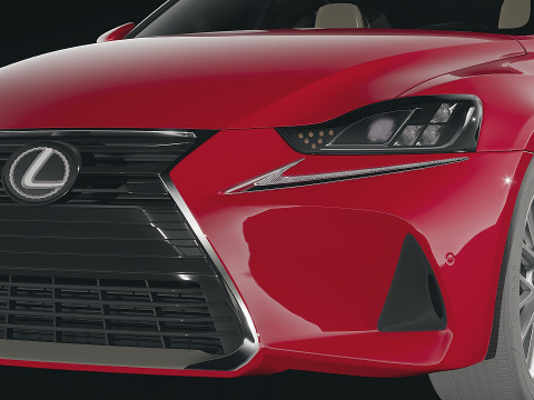 LEXUS IS 300 2017 3D 模型