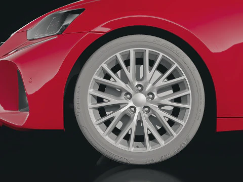 LEXUS IS 300 2017 3D Model