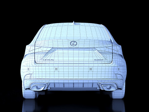 LEXUS IS 300 2017 3D 模型