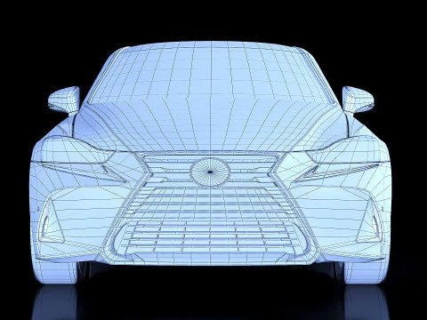 LEXUS IS 300 2017 3D Model