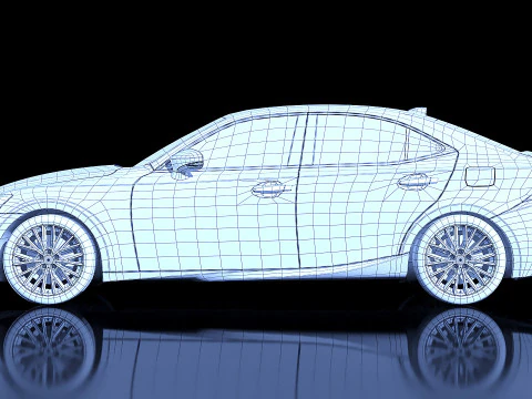 LEXUS IS 300 2017 3D Model