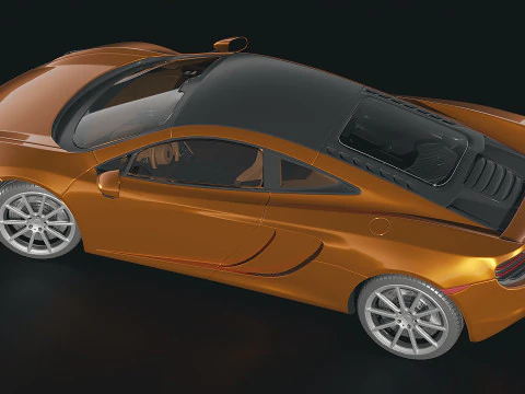 MCLaren MP4-12c 3D Model