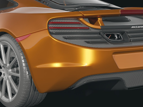 MCLaren MP4-12c 3D 模型