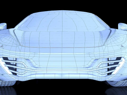 MCLaren MP4-12c 3D Model