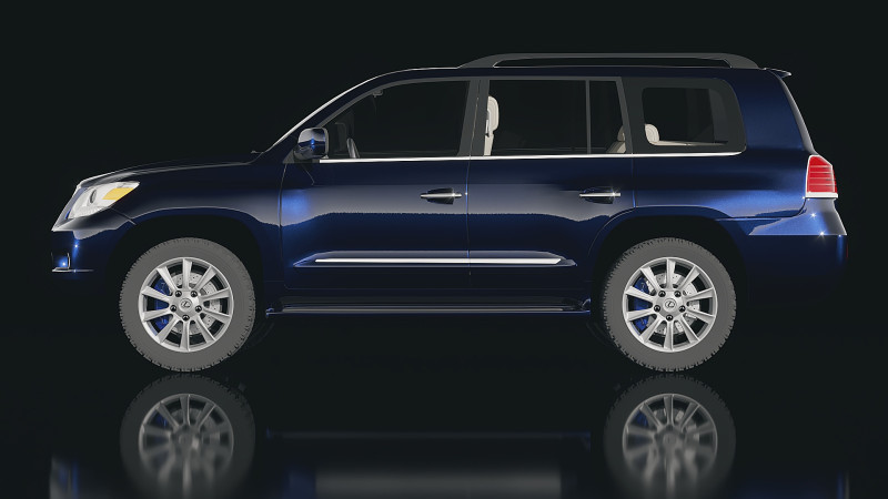 Lexus LX5 2019 3D Model .c4d .max .obj .3ds .fbx .stl .blend
