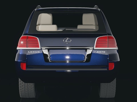 Lexus LX5 2019 3D Model