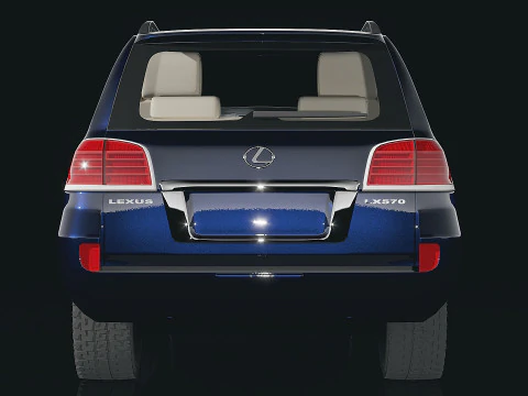 Lexus LX5 2019 3D Model