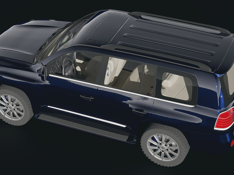 Lexus LX5 2019 3D Model