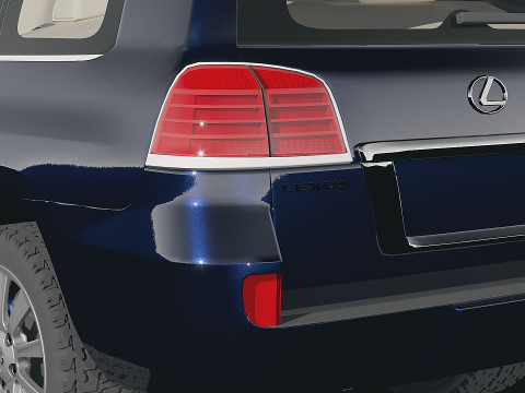Lexus LX5 2019 3D Model