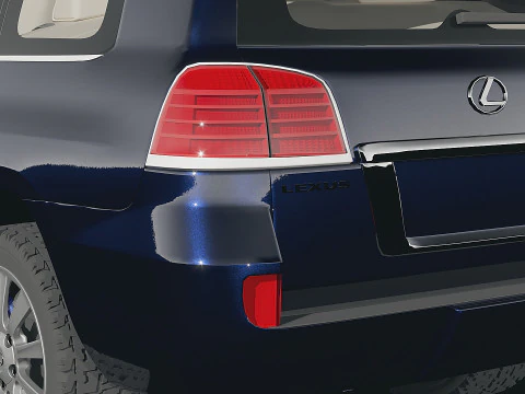 Lexus LX5 2019 3D Model
