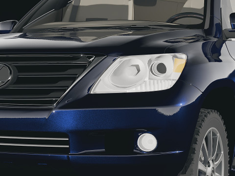 Lexus LX5 2019 3D Model
