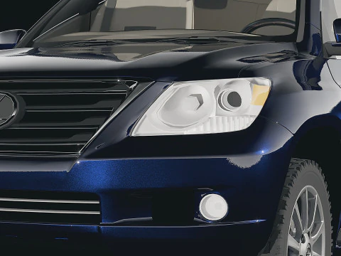 Lexus LX5 2019 3D Model
