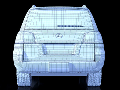 Lexus LX5 2019 3D Model