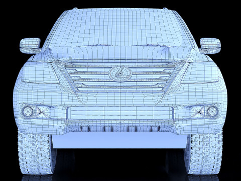 Lexus LX5 2019 3D Model