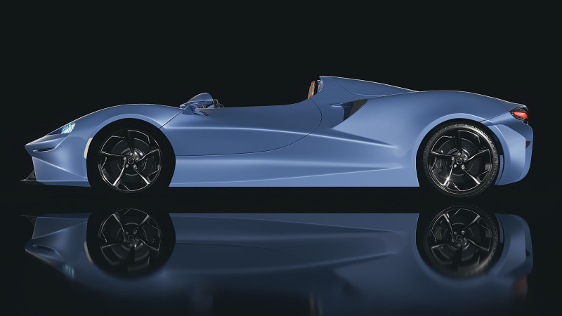 McLaren Elva Sport Hypercar Modelo 3D .c4d .max .obj .3ds .fbx .stl .blend
