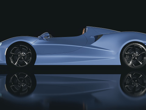 McLaren Elva Sport Hypercar 3D Model