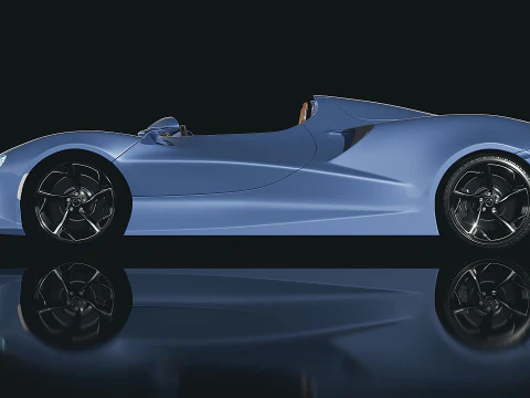 McLaren Elva Sport Hypercar 3D Modell