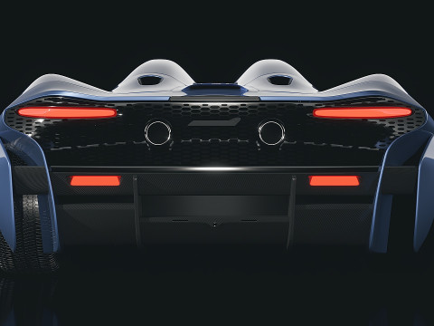 McLaren Elva Sport Hypercar Modelo 3D