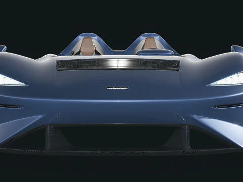 McLaren Elva Sport Hypercar 3D Model
