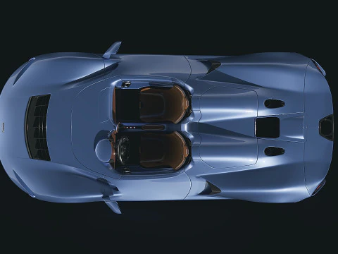 McLaren Elva Sport Hypercar 3D Model