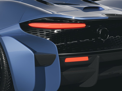 McLaren Elva Sport Hypercar Modelo 3D